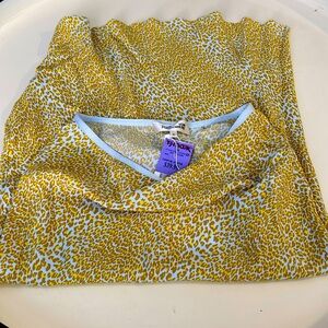 DVF woman’s cheetah print skirt M
